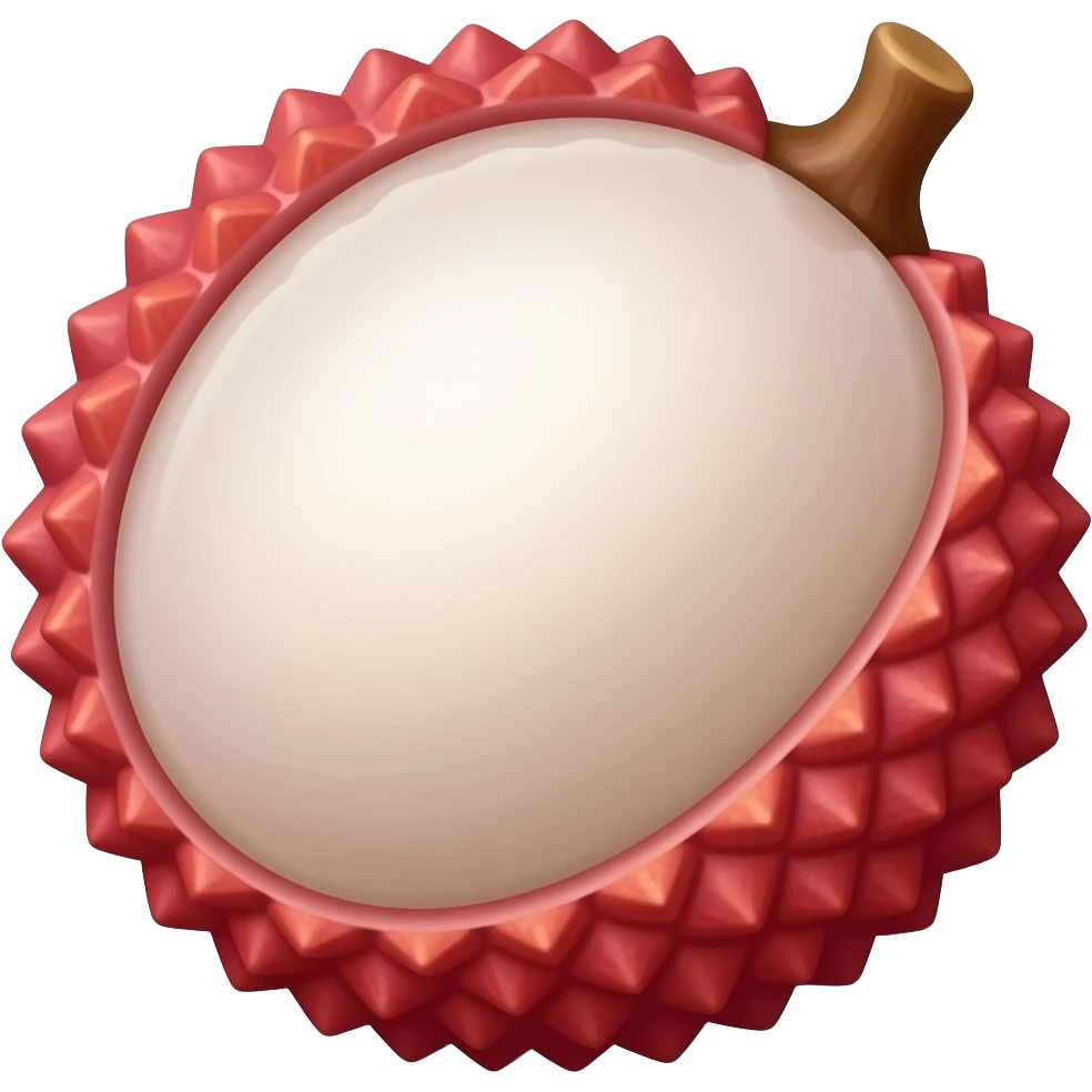 Litchi emoji