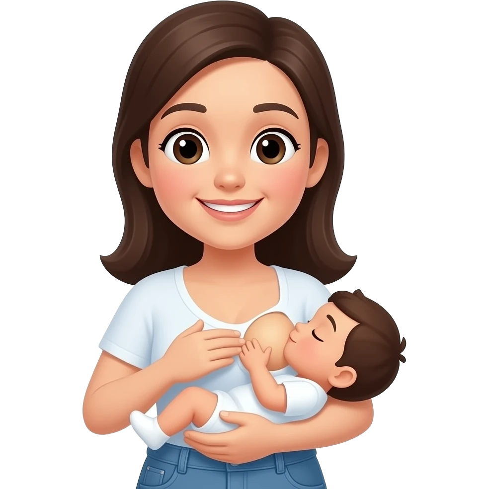 Breast feed emoji
