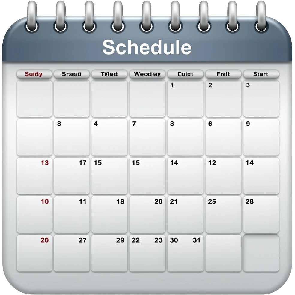 schedule emoji