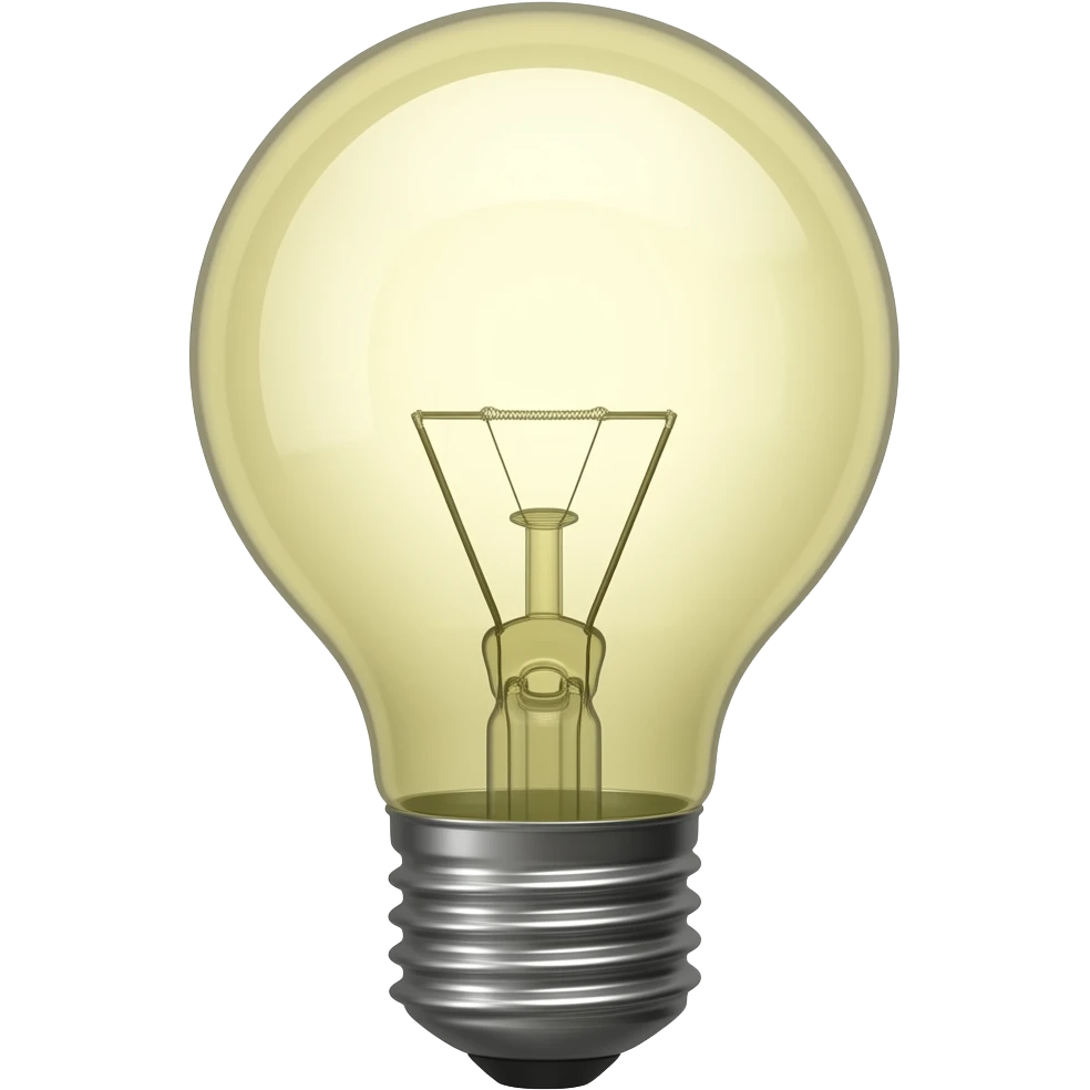 light bulb emoji