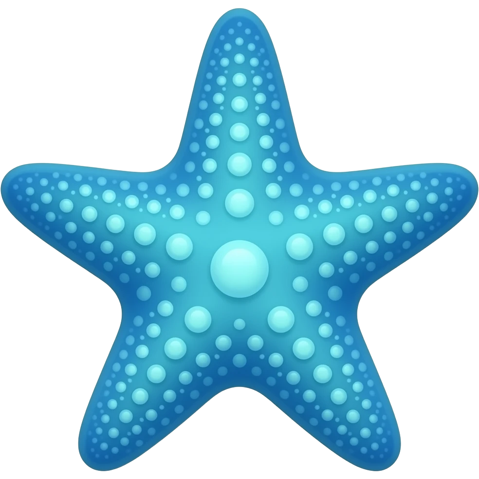 starfish blue emoji