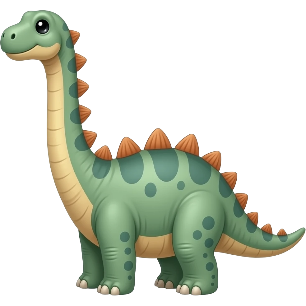cute brachiosaurus emoji
