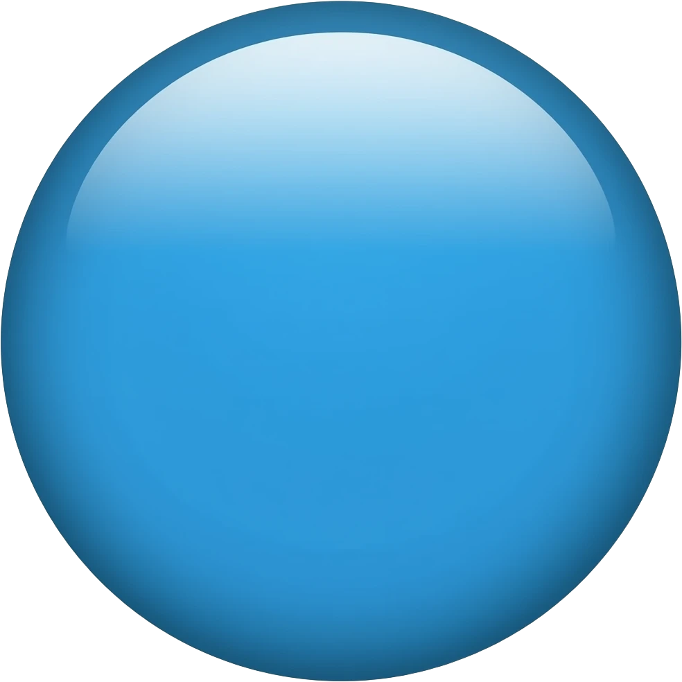 Blue 🔵 emoji