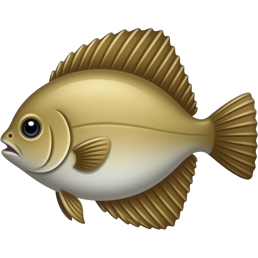 Flounder fish emoji