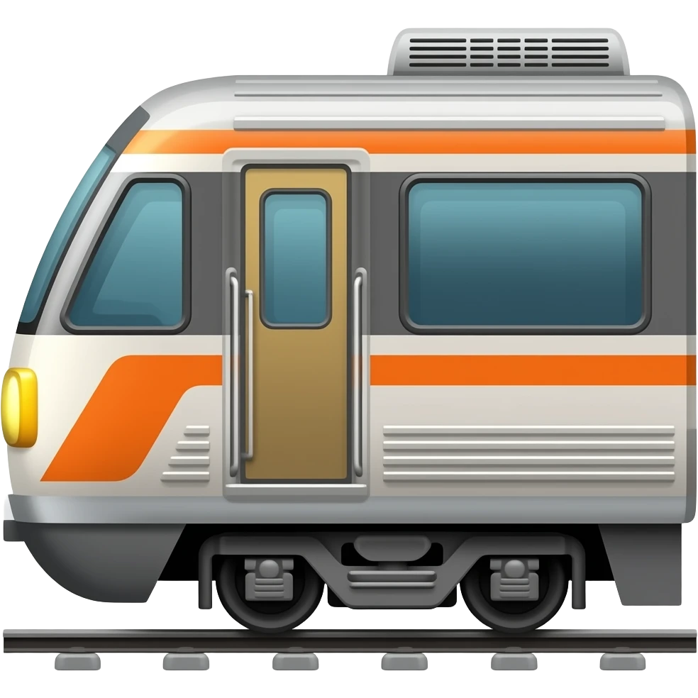 Train side view emoji