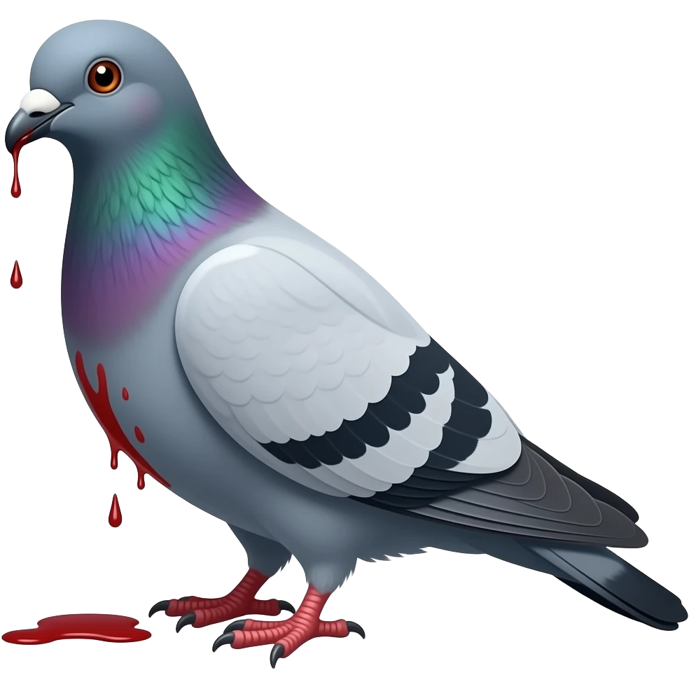 🕊️🩸 emoji