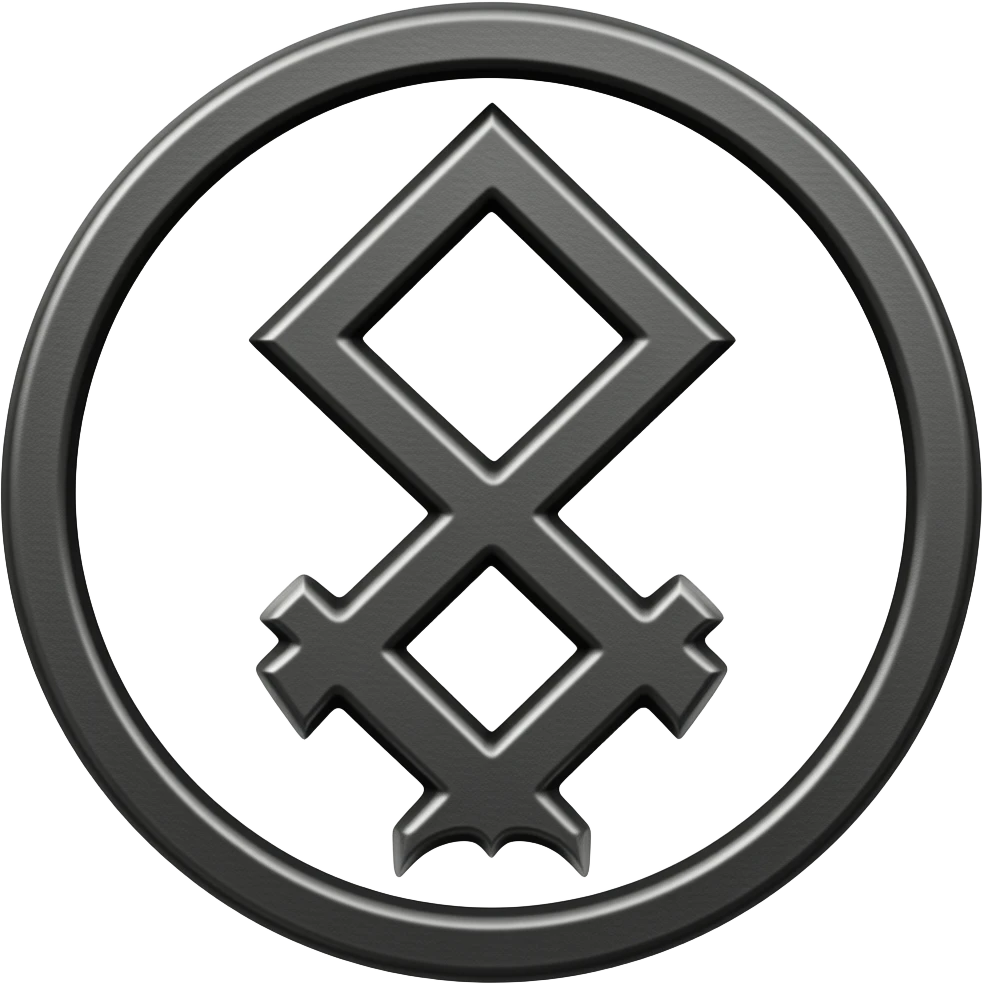 black rune emoji