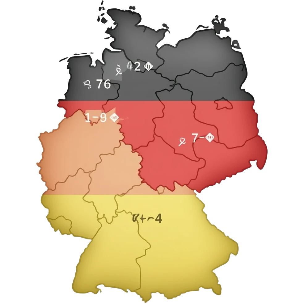 German Average Age: 52 emoji