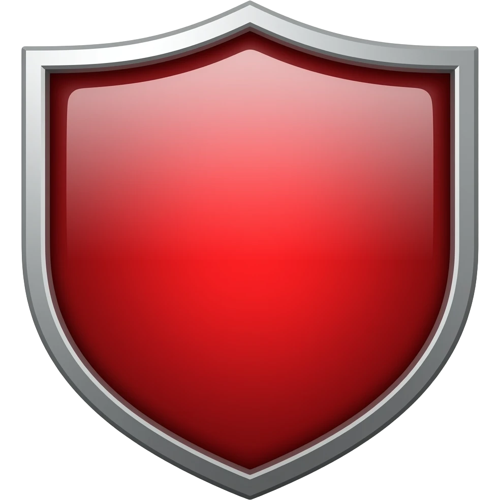 Red shield emoji