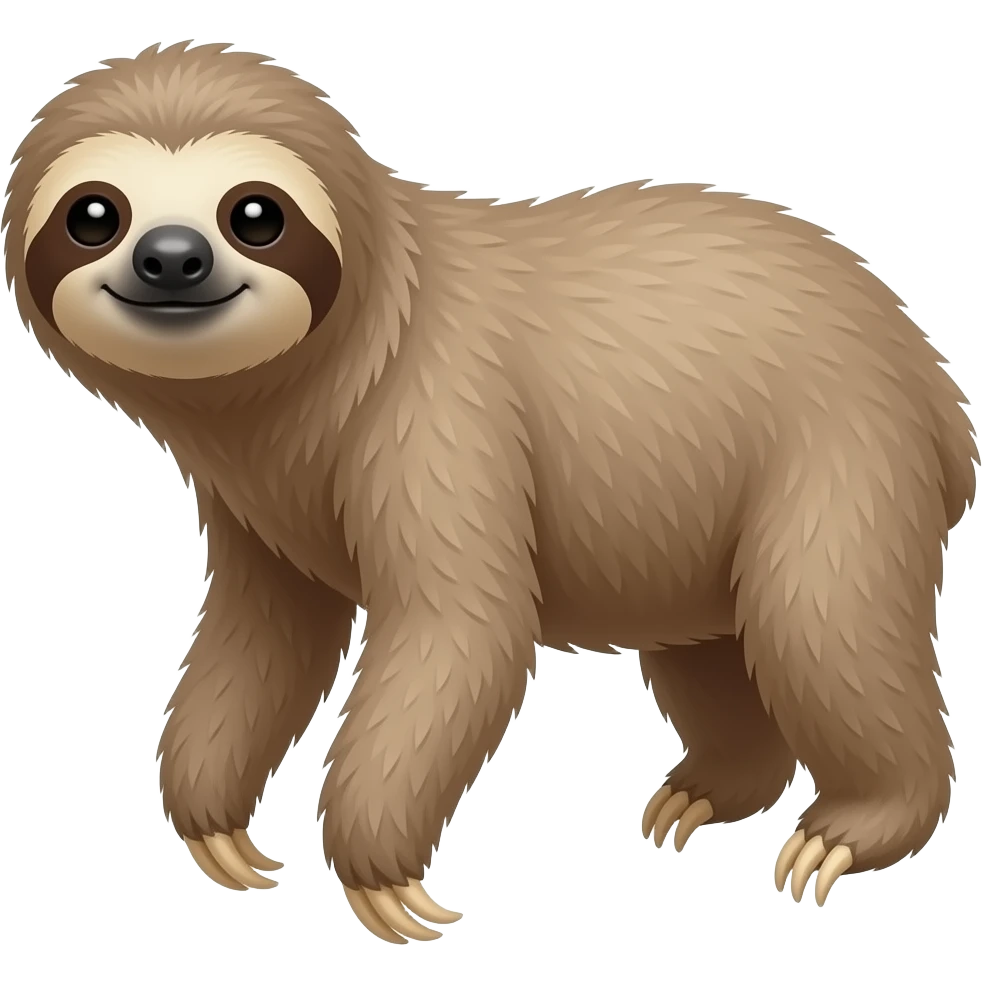 Two-toed sloth emoji