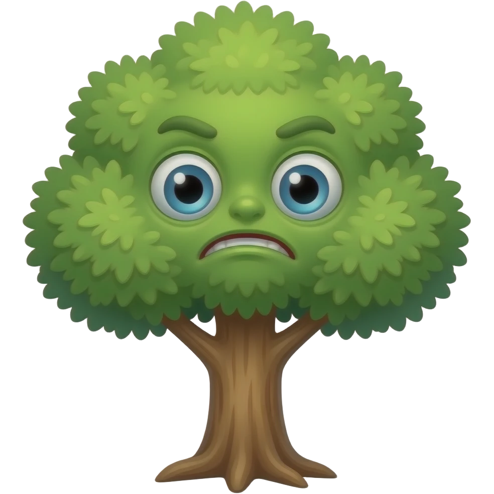 Tree molestad emoji