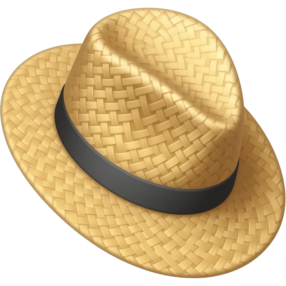 Straw hat emoji