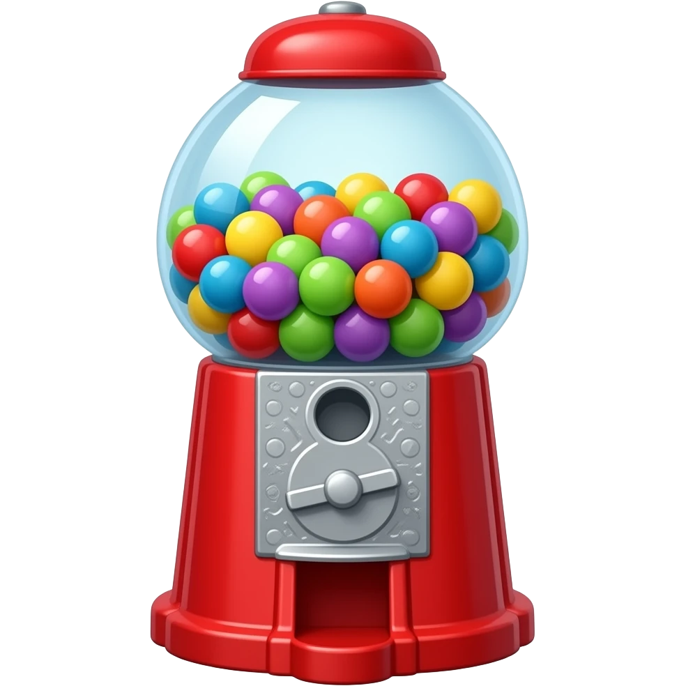 Gumball machine emoji
