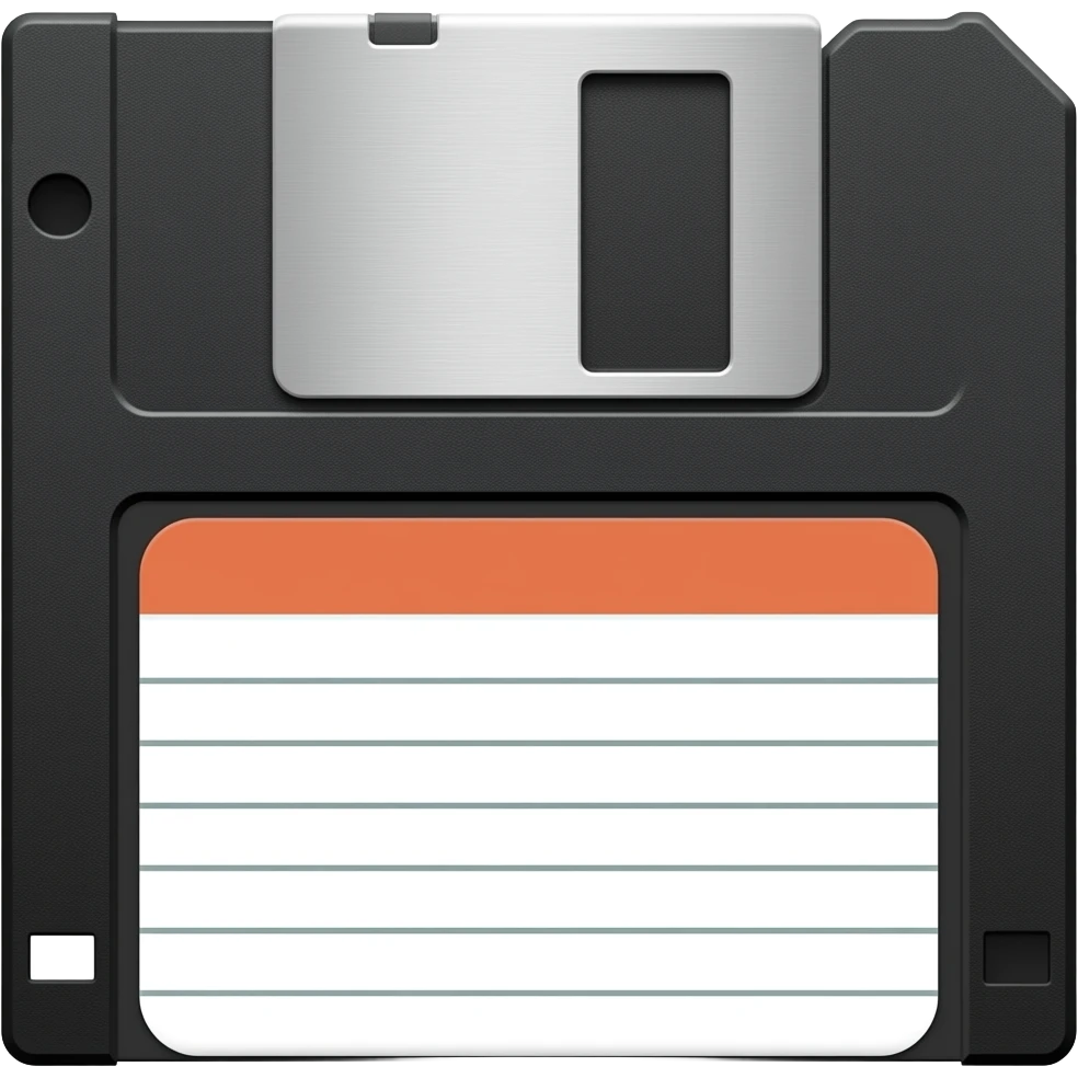floppy disk side view emoji
