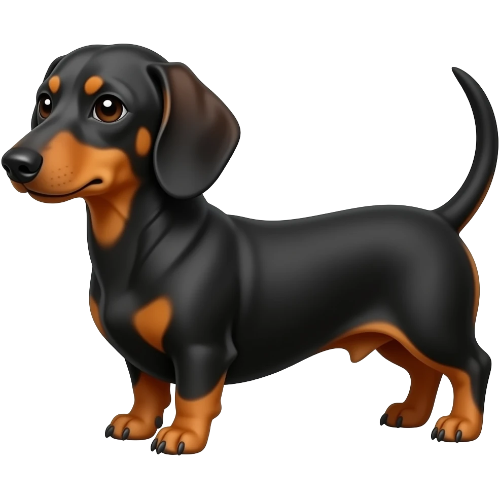 dog dachshund emoji