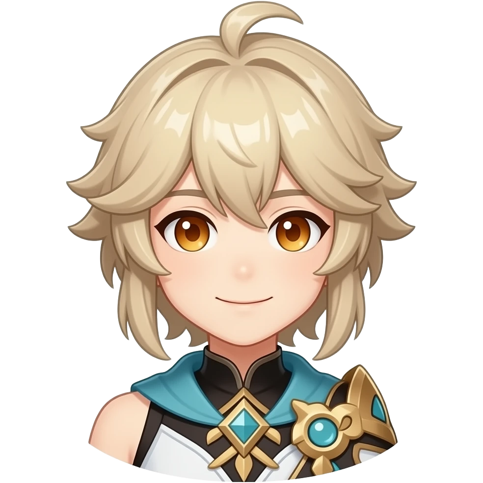Genshin Impact official promo artwork emoji