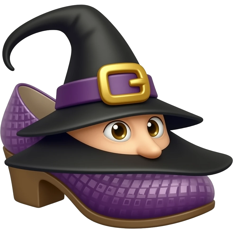 Witch shoes emoji