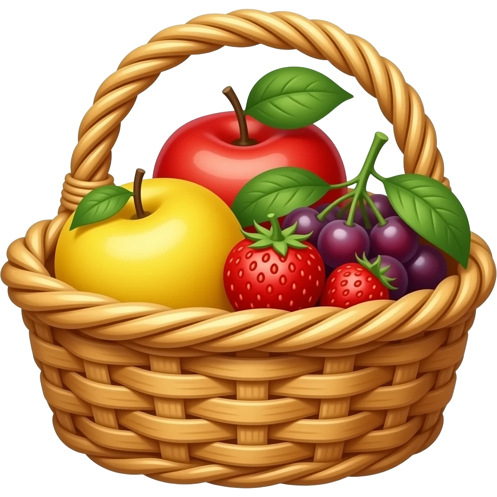 fruit basket emoji
