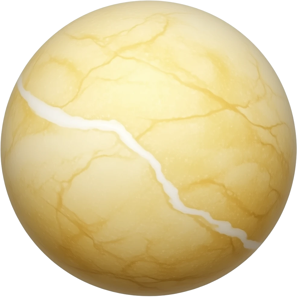Gold marble emoji