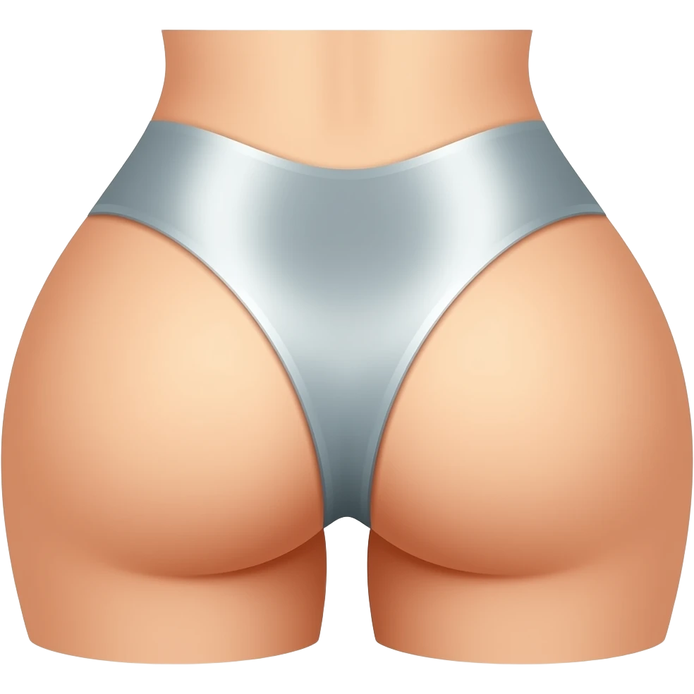 buttocks emoji