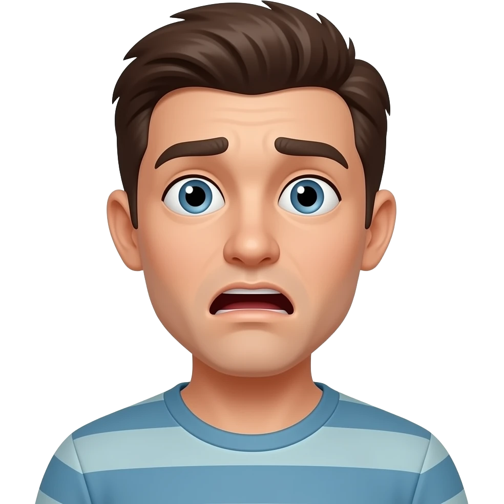 I'm scared emoji