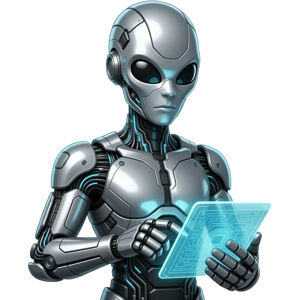 Technical Alien emoji