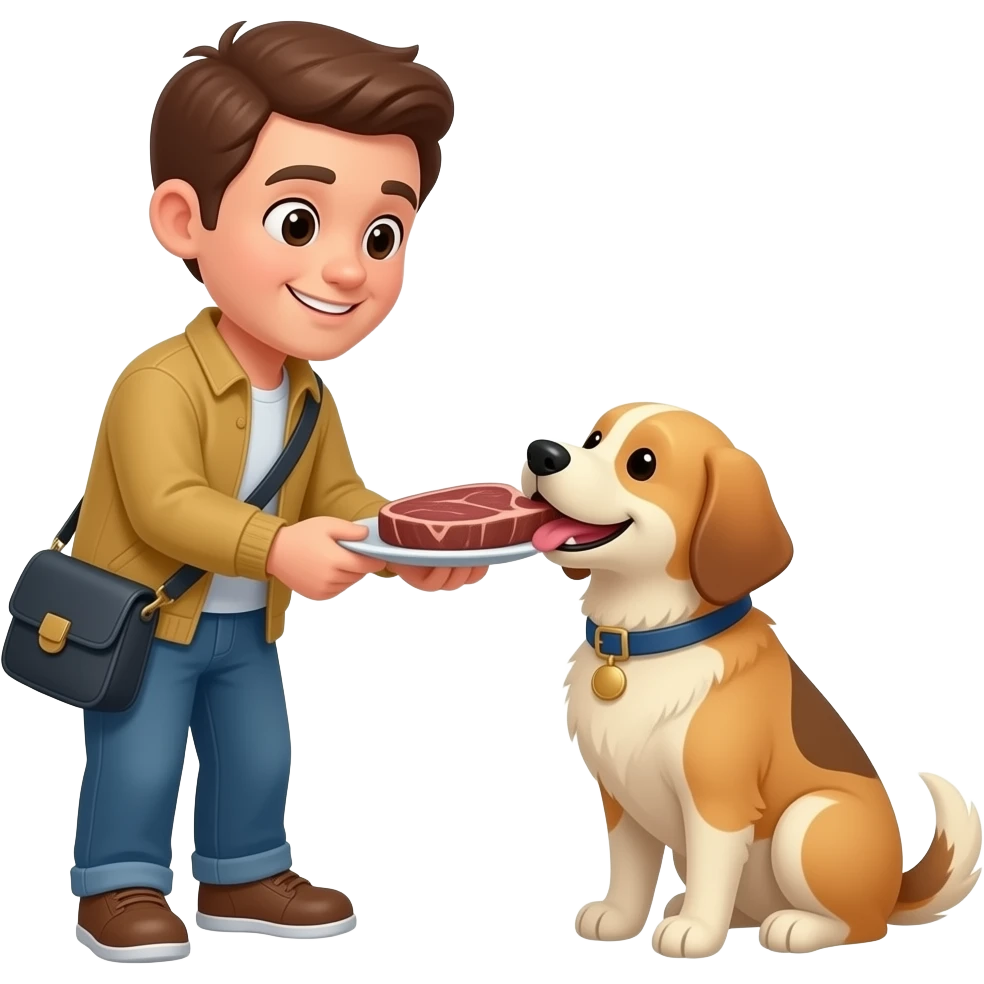 Treating 68)🥩🐕‍🦺🪽 emoji