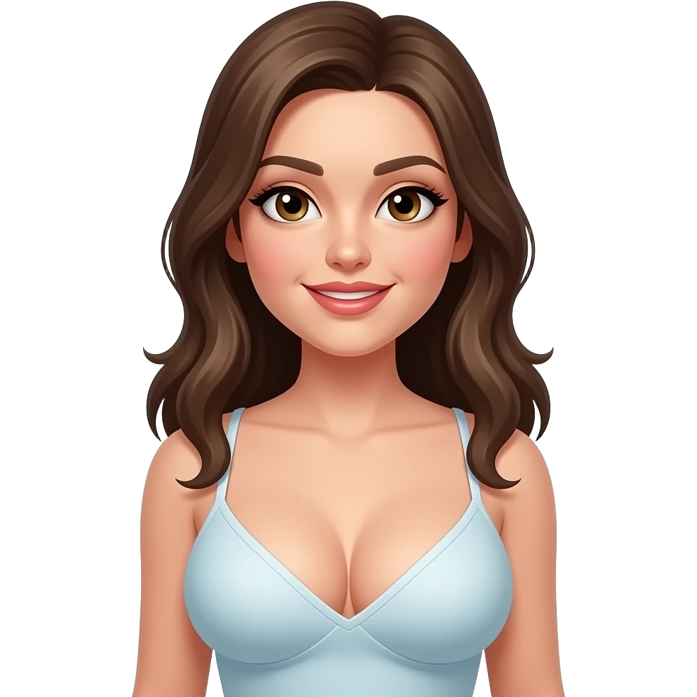 Hottie with big boobs emoji