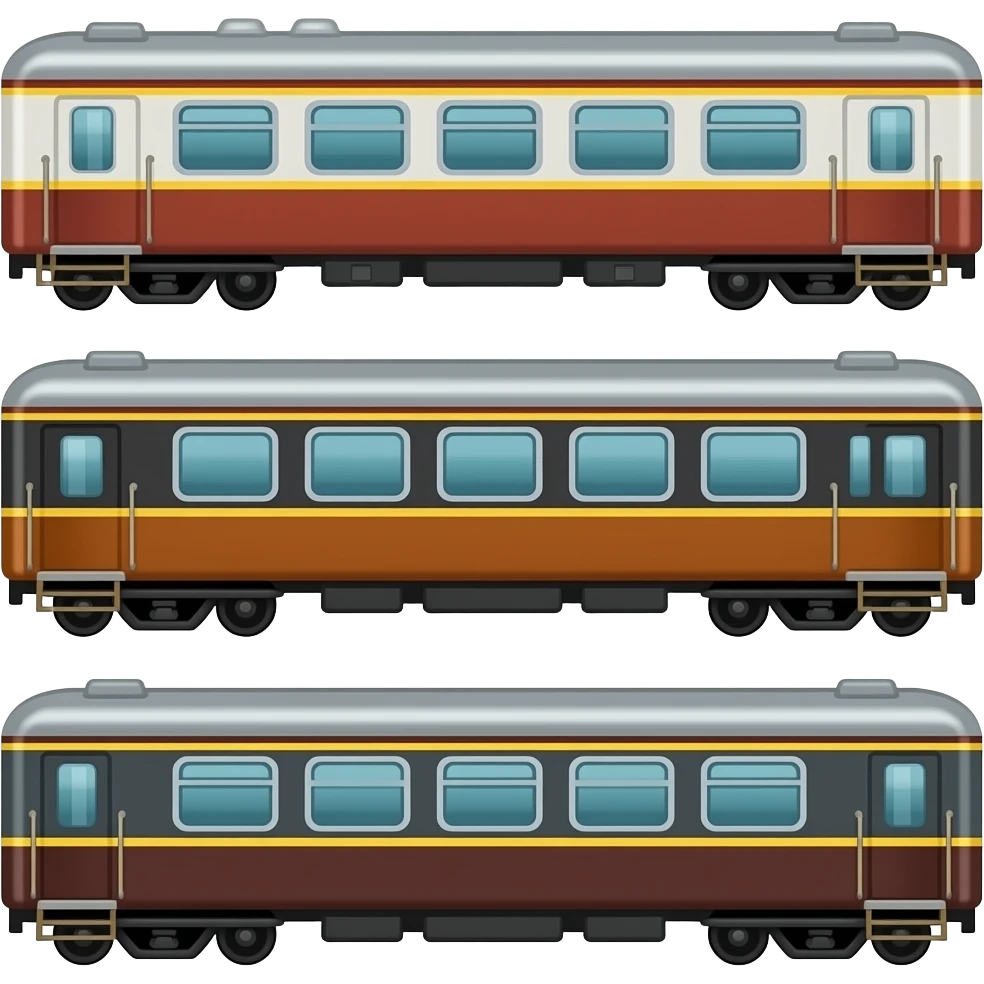 🚂🚃🚃🚃 emoji