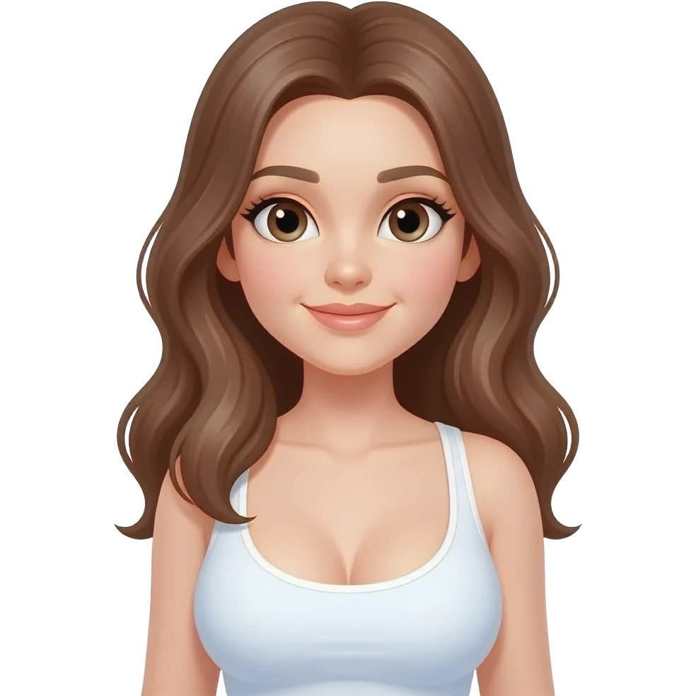 Girl with big boobs emoji