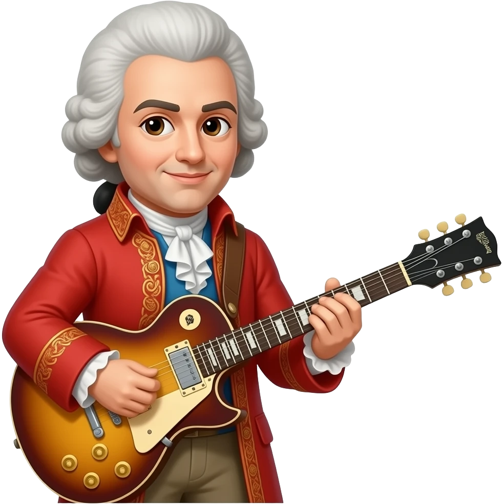 Mozart rocks emoji