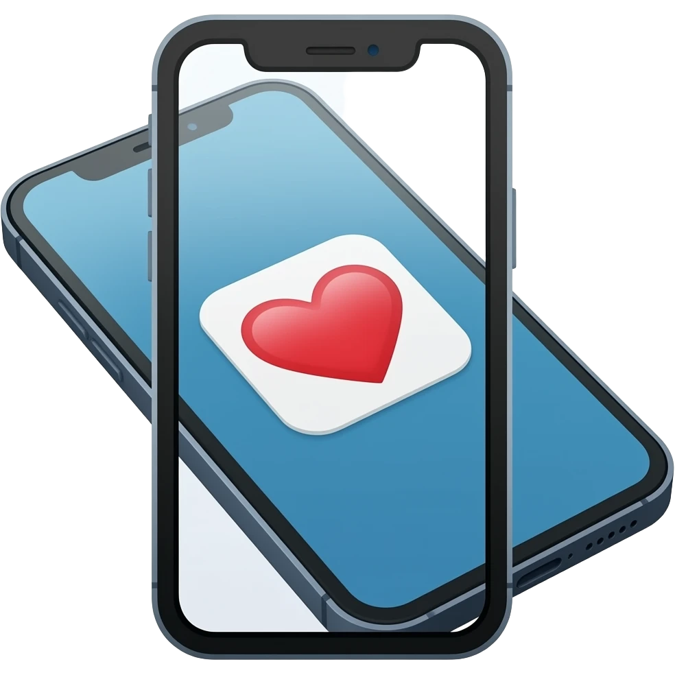 Iphone heart emoji