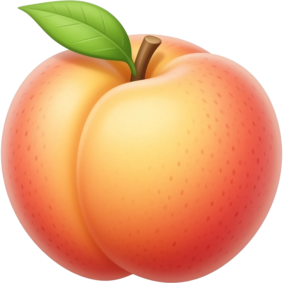 Peach emoji