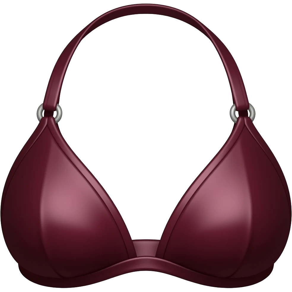 darker burgundy halter emoji