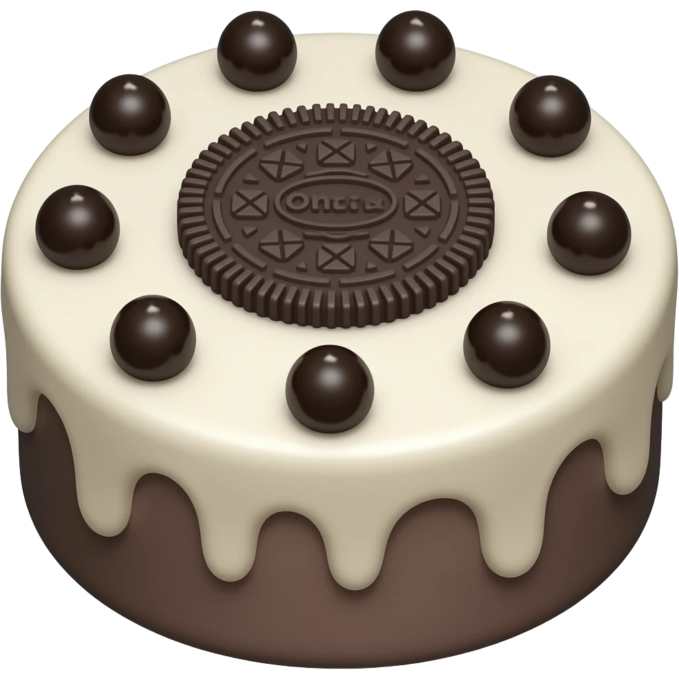 Oreo Cake emoji