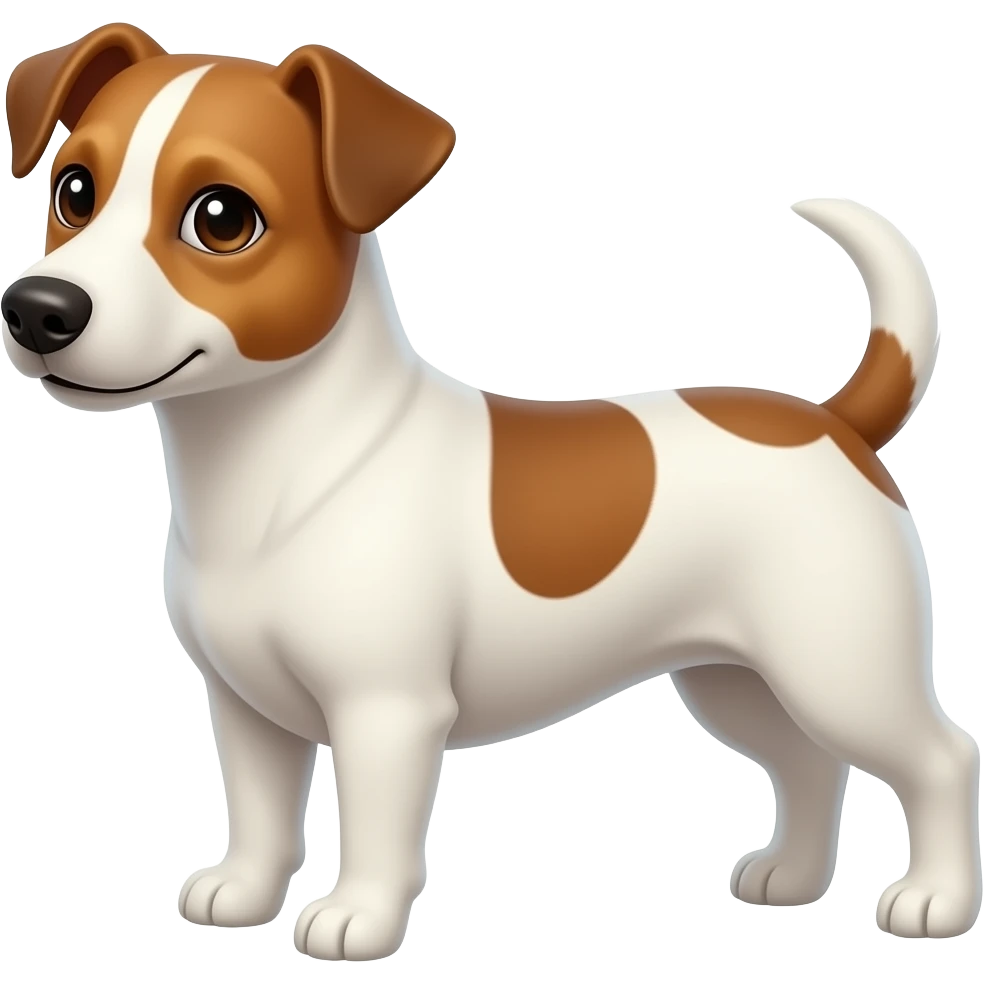 Brown jack russell emoji
