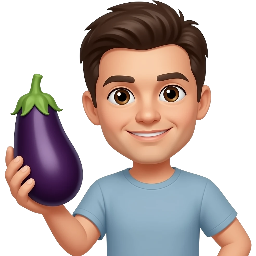Hold egg plant emoji