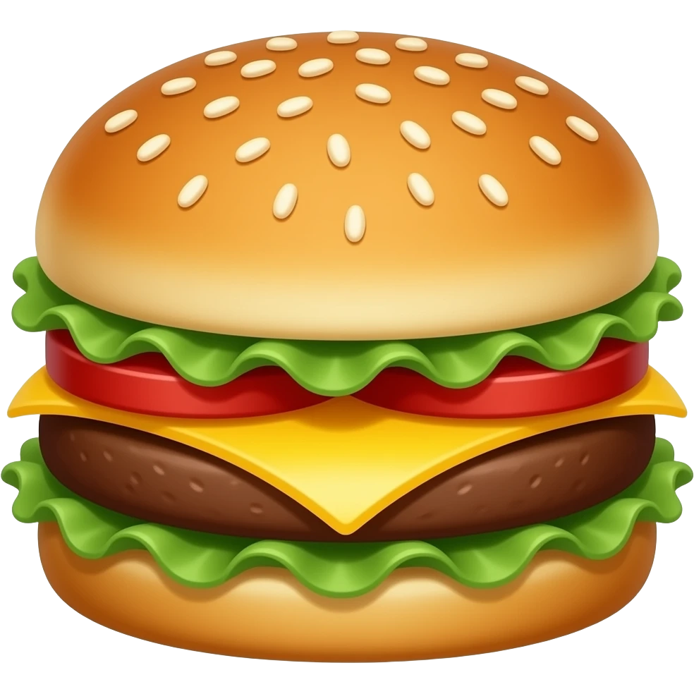 Burger with pancakes as the bread emoji