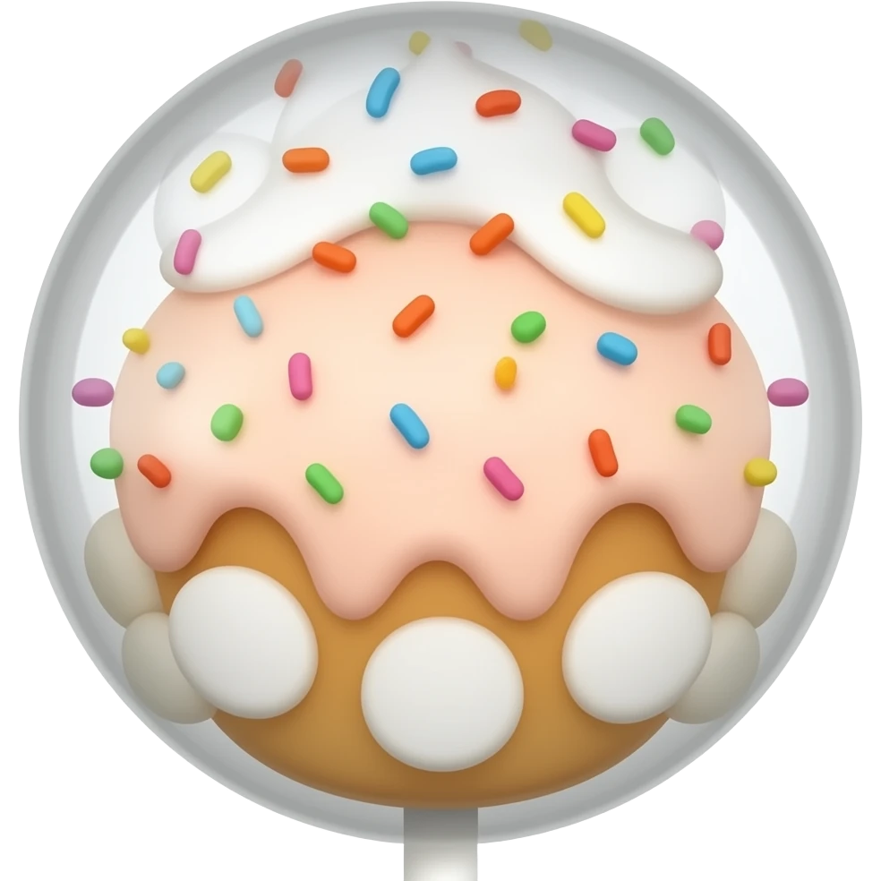 Cake pop emoji