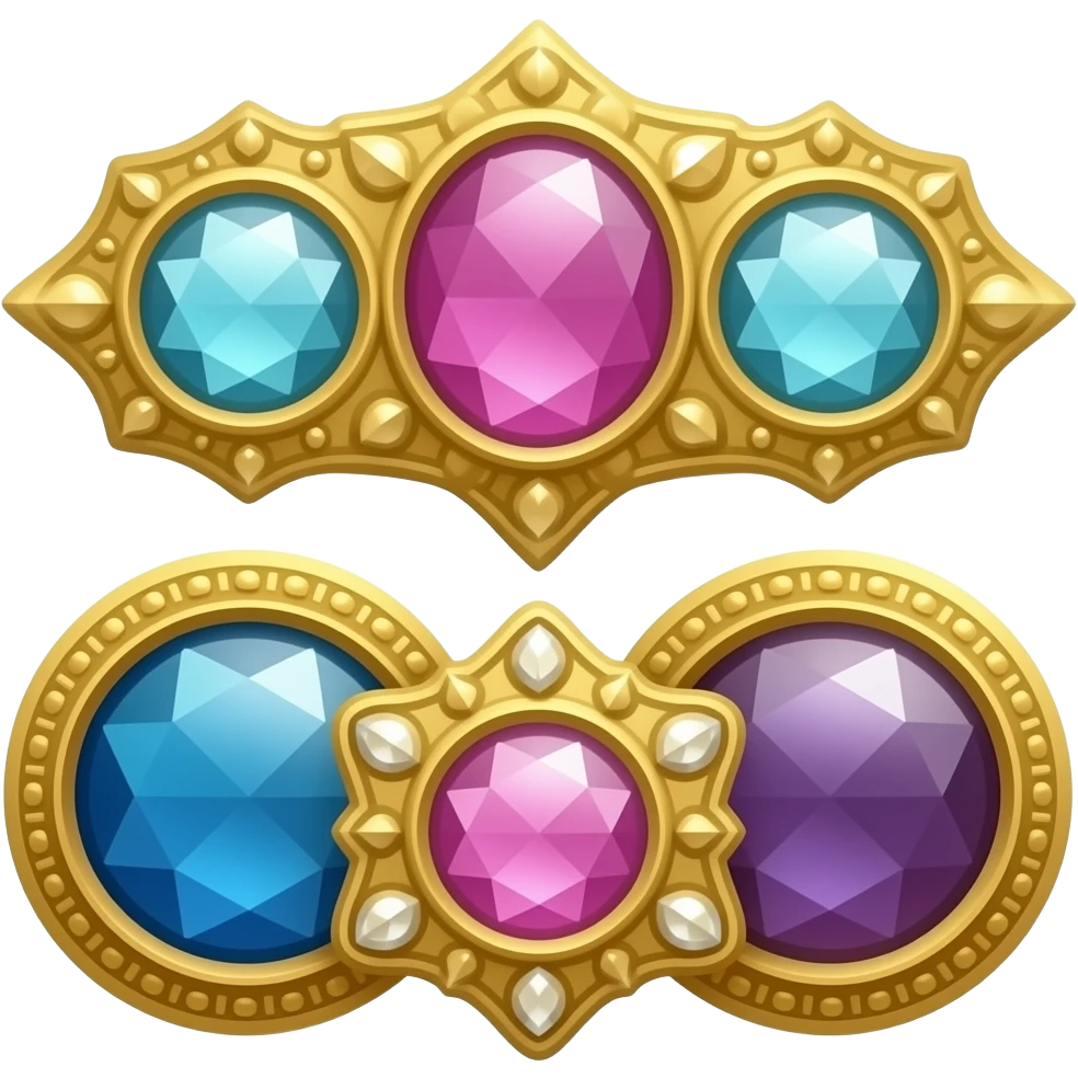 The Three precious jewels emoji