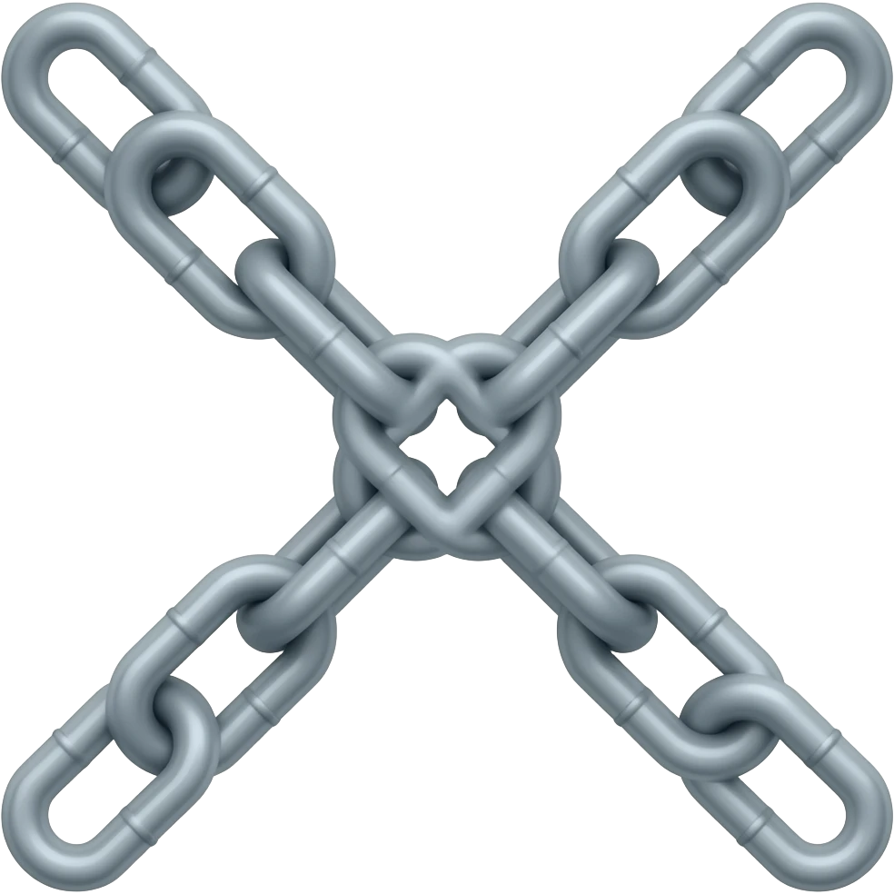 chains crossed emoji