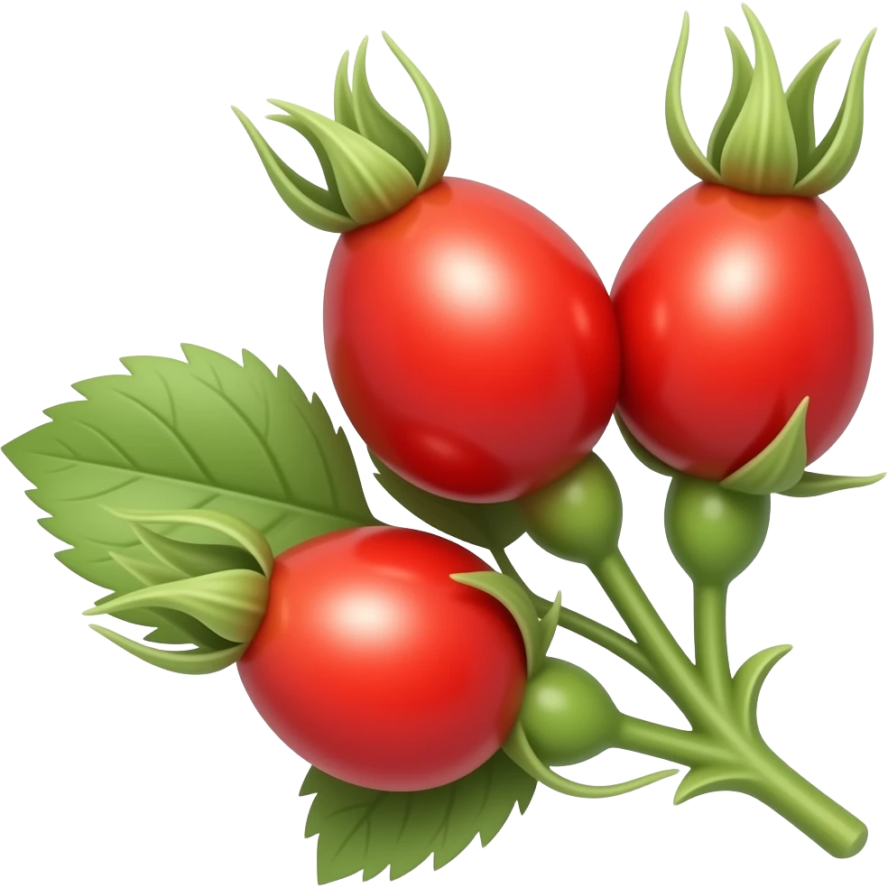 Rose hip emoji