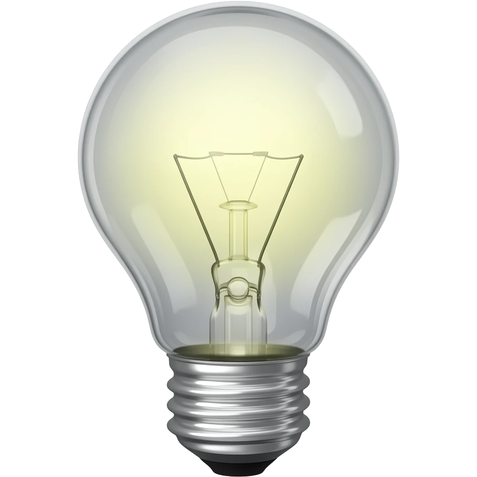bulb emoji