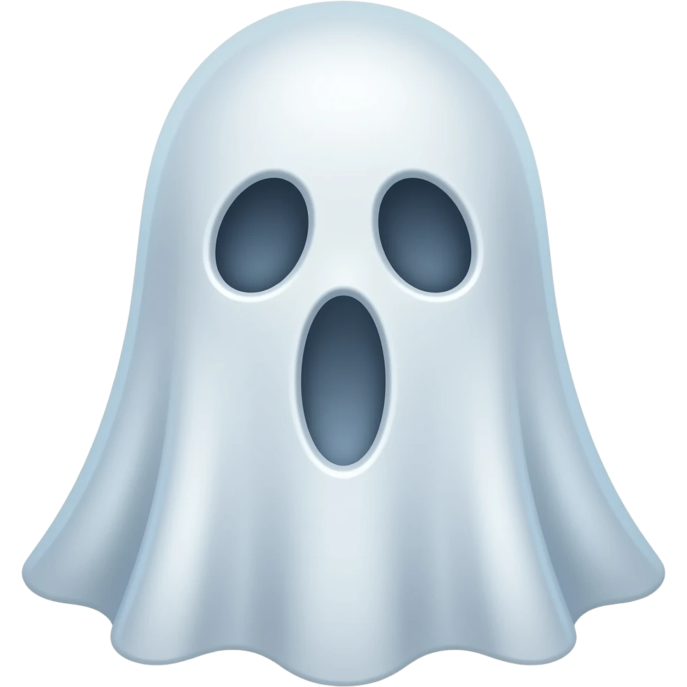 a ghost emoji