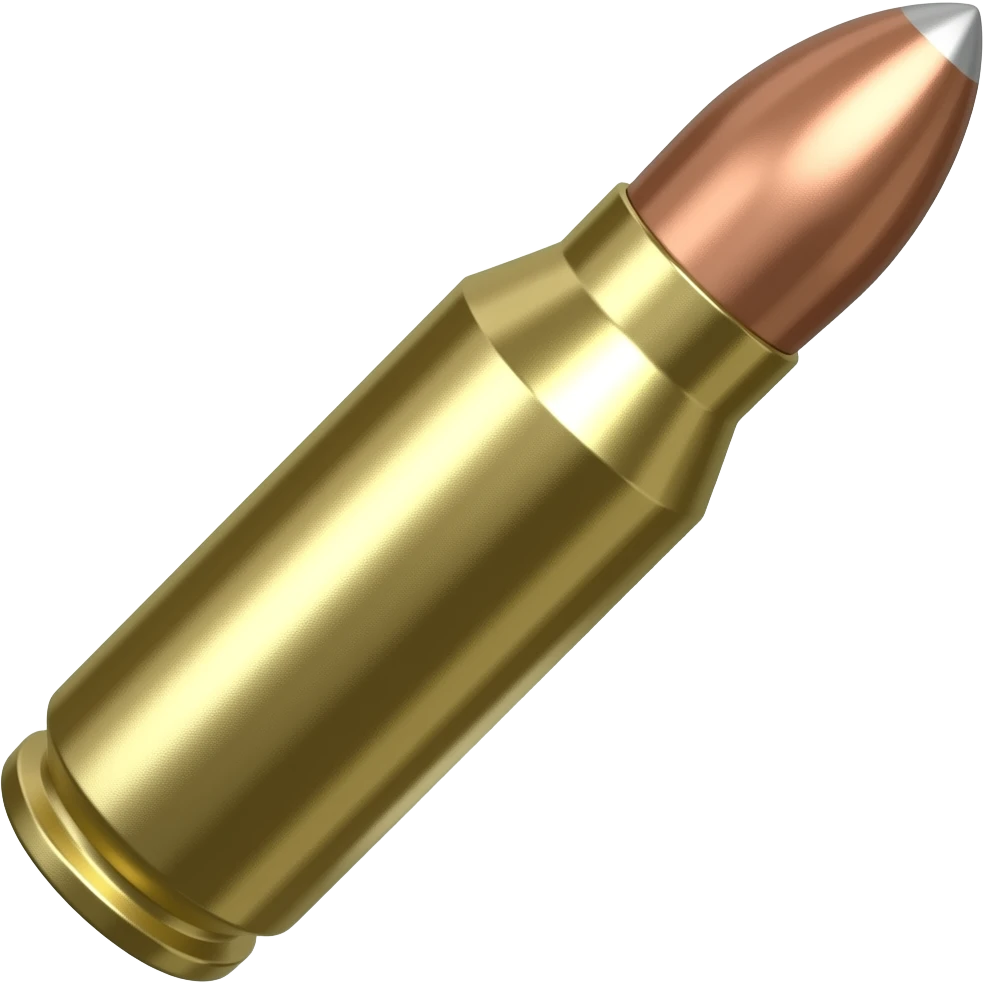 Bullet used for guns emoji