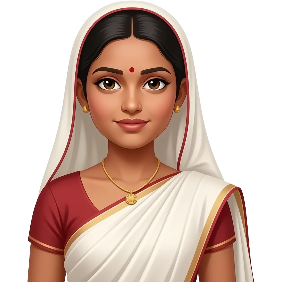 শাড়ি পড়া গ্রামিন বউ emoji