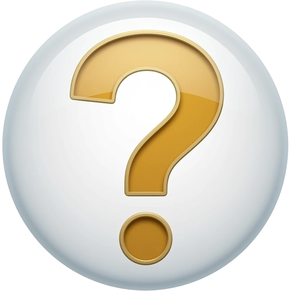 Signo de interrogación para saber la edad de una persona emoji