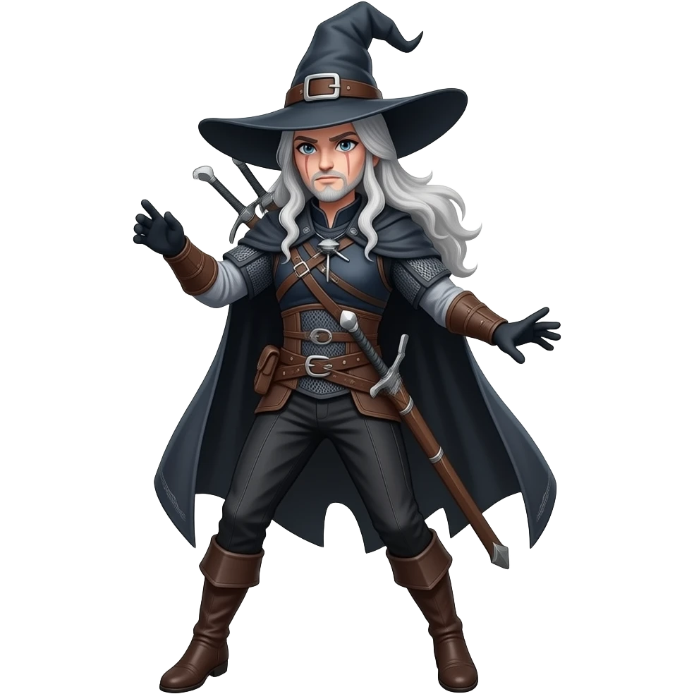 a witcher is dancing emoji