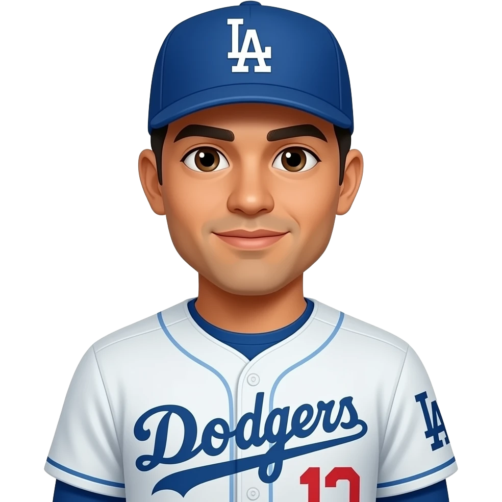 Mexican in dodgers gear emoji