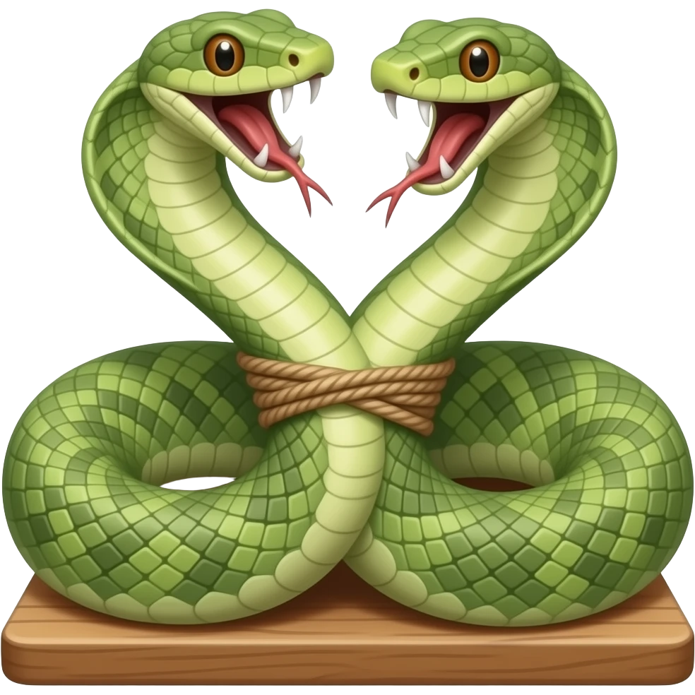 Two snakes. One bond. Sank Putin and she blach mammba emoji | AI Emoji ...